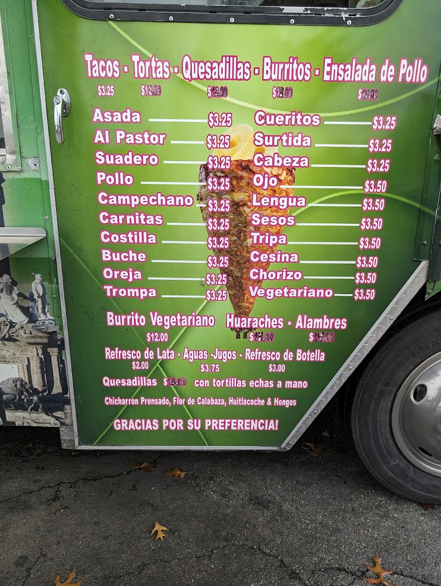 Super Tacos El Conrro Food Truck Menu - Image 4